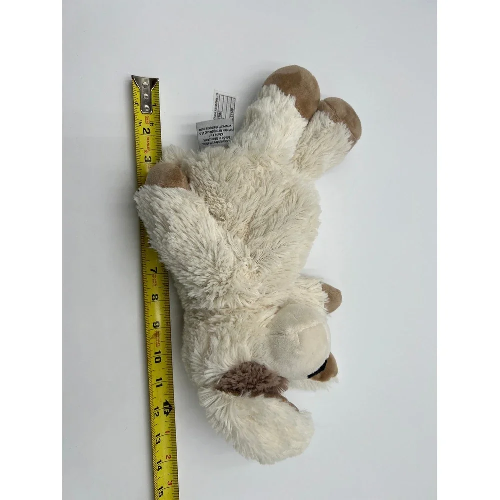 Warmies Microwaveable‎ Plush Puppy Dog Cream Brown Weighted Lavender Scented 10
